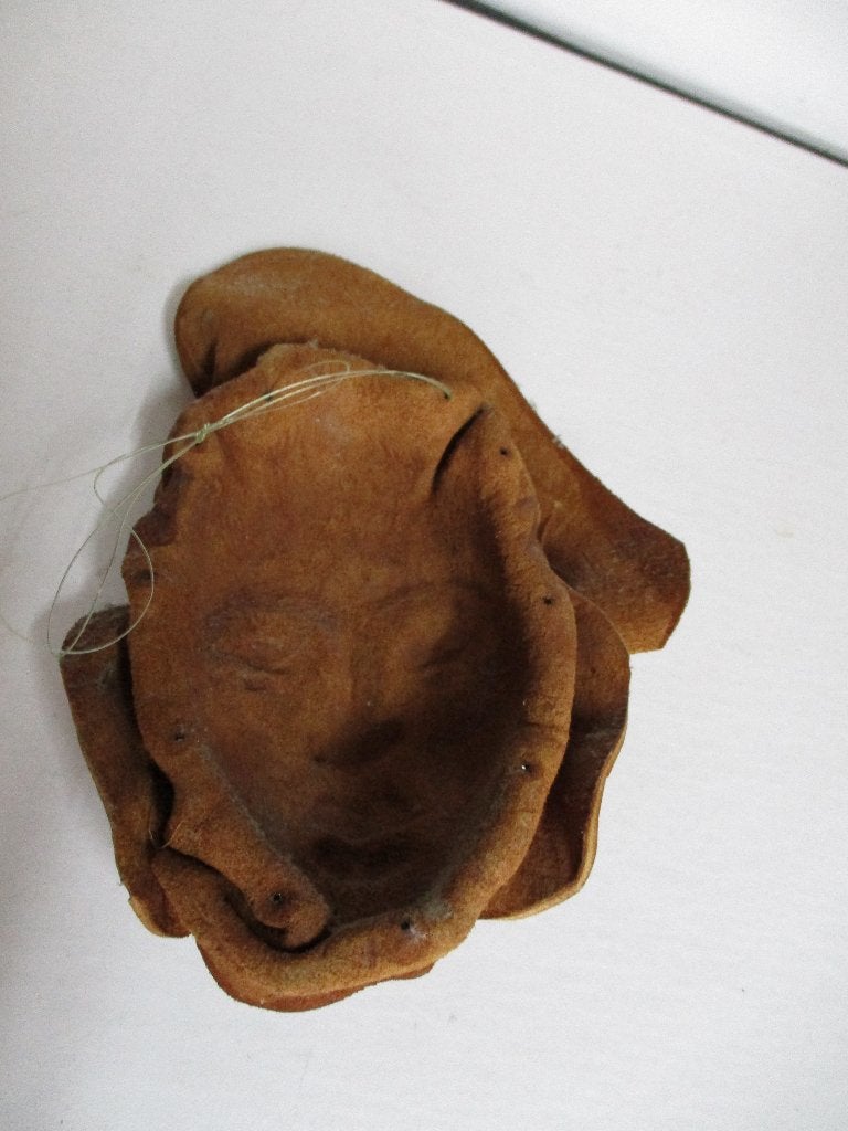 Masker, Antiek en Kunst, Wanddecoratie, Natuurlijk materiaal, Beige, Ophalen of Verzenden