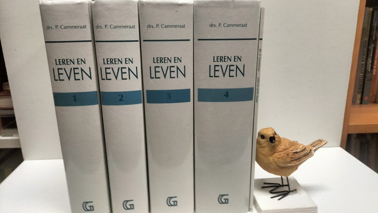 Cammeraat, Drs. P.; Leren en leven 4 delen + register, Boeken, Godsdienst en Theologie, Ophalen of Verzenden, Gelezen, Christendom | Protestants