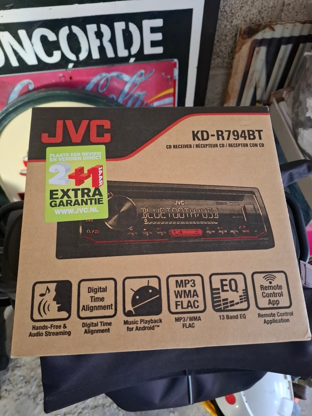 JVC KD-R494BT Autoradio met Bluetooth en USB, Ophalen of Verzenden, Nieuw