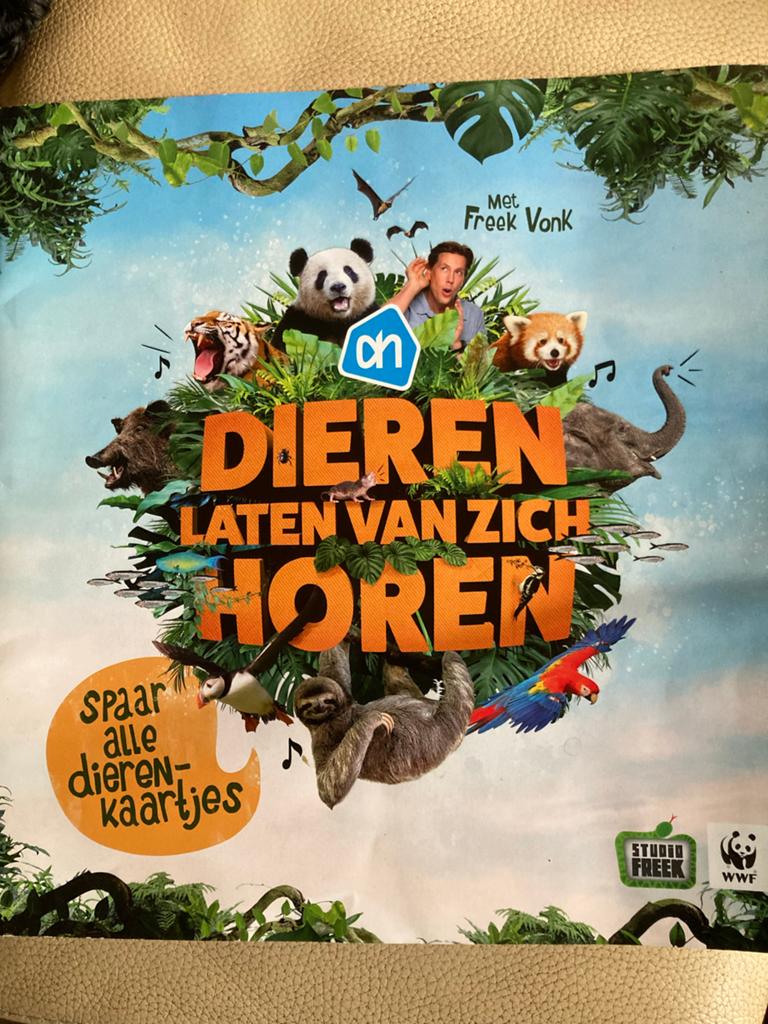 2 complete Albert Heijn verzamelalbums Dieren laten zich hor, Overige formaten, Kinderen en Jeugd, 2020 tot heden, Ophalen of Verzenden