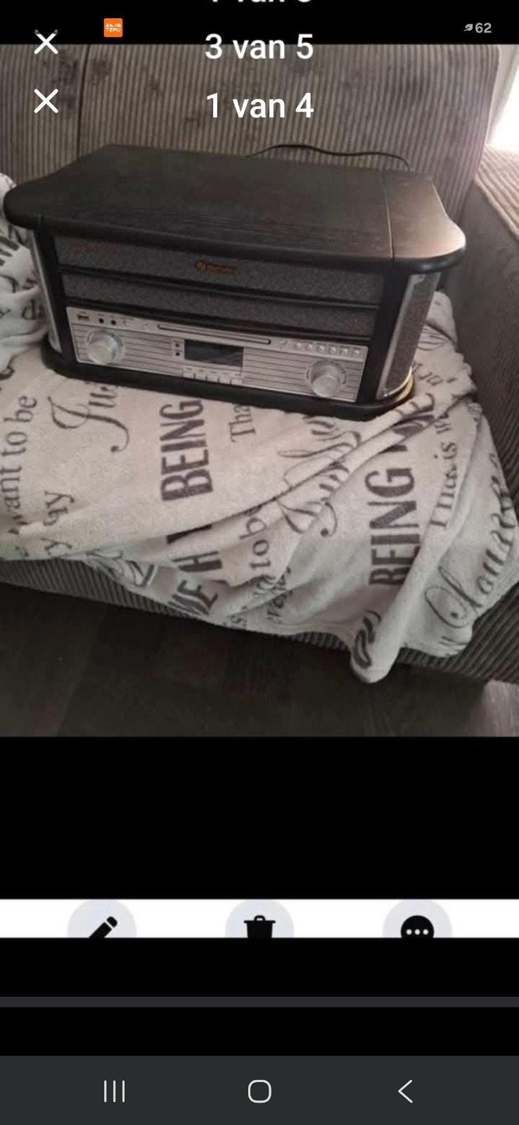 DENVER RETRO SET, Ophalen, Zo goed als nieuw, Overige merken, Losse componenten