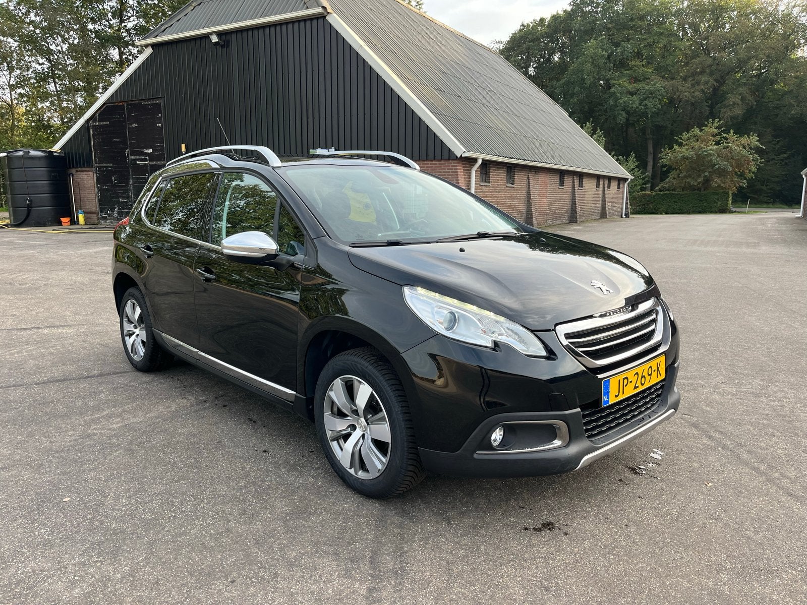 Peugeot 2008 1.2 E-vti 60KW Etg5 2016 Zwart, Auto's, 450 kg, 40 €/maand, 1199 cc, 770 kg