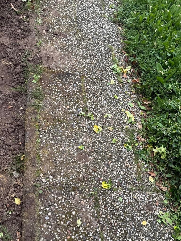 Gebruikte grindtegels voor terras of pad, Tuin en Terras, Ophalen, Gebruikt, Minder dan 5 m², Beton