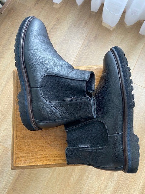 Mephisto Leren Boots maat 43, Kleding | Heren, Schoenen, Verzenden, Zwart, Boots, Zo goed als nieuw