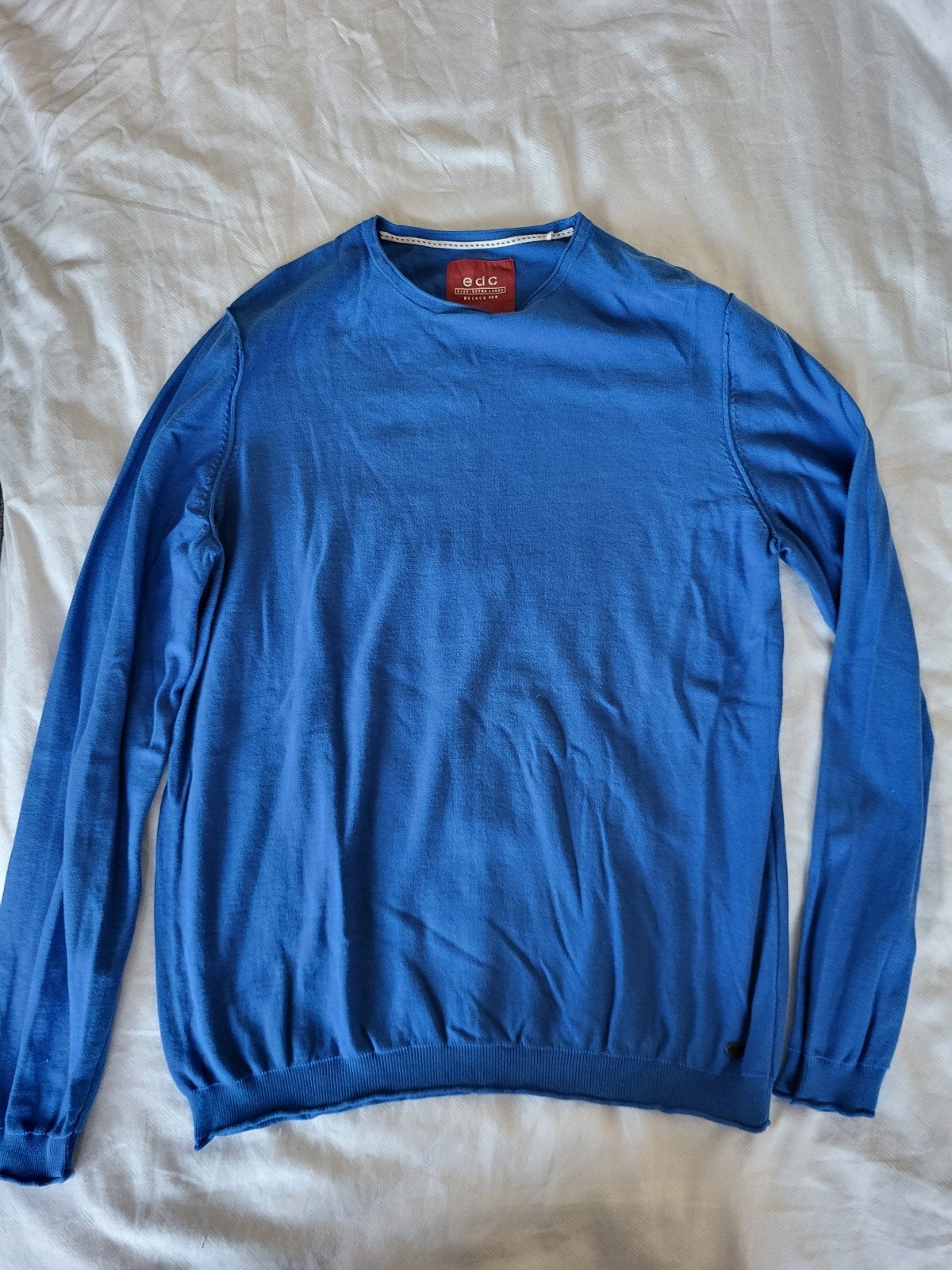 EDC by Esprit Heren Trui - Maat XL - Blauw, Blauw, Ophalen of Verzenden, Esprit, Maat 56/58 (XL)