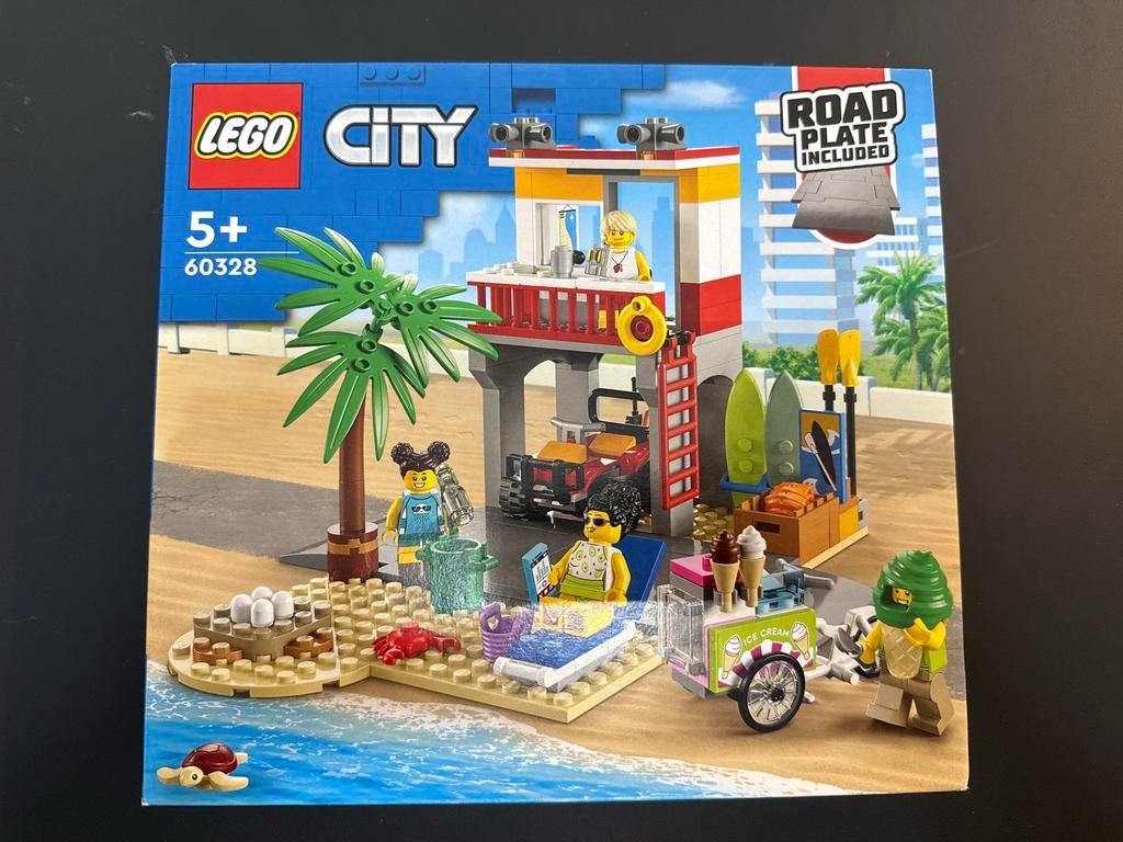 Nieuw LEGO City 60328 Strandwachtpost - Nieuw in doos, City, Lego, Nieuw, Ophalen of Verzenden