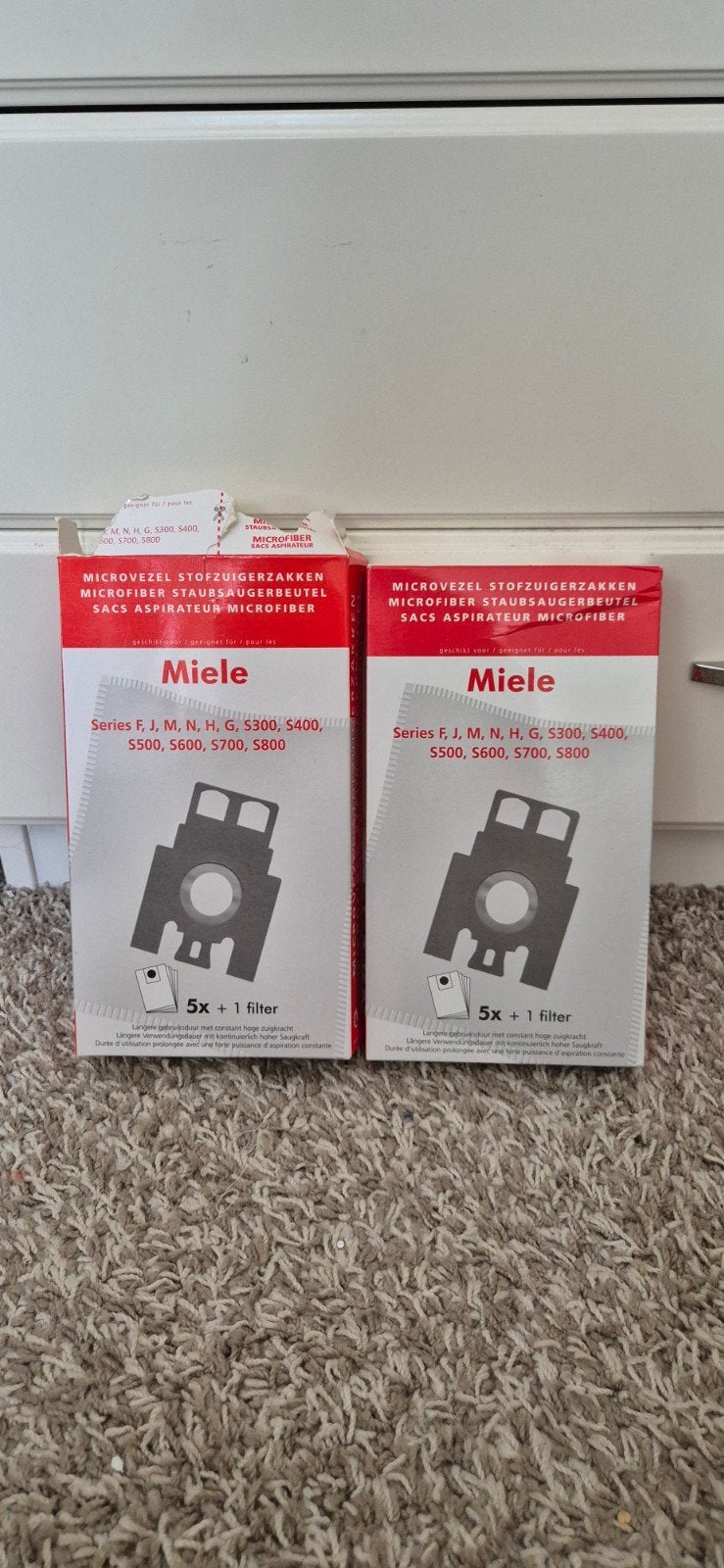 Miele Microvezel Stofzuigerzakken (2x 5 stuks + filters), Witgoed en Apparatuur, Stofzuigers, Inclusief accessoires, Nieuw, Miele