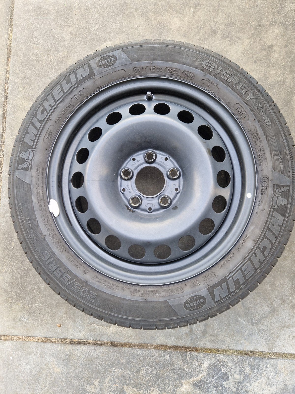Mercedes reservewiel A 160, Auto-onderdelen, Banden en Velgen, 16 inch, Band(en), Zomerbanden, 205 mm