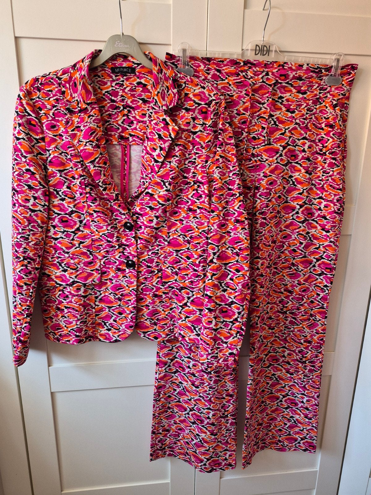 Roze Mi Piace Travelstof Broekpak XXL, Mi Piace, Kostuum of Pak, Maat 46/48 (XL) of groter, Ophalen of Verzenden