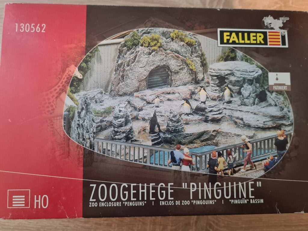 Faller HO 130562 Zoo Penguins-- ZELDZAAM, Hobby en Vrije tijd, Modelbouw | Overige, Verzenden, Nieuw, 1:50 tot 1:144
