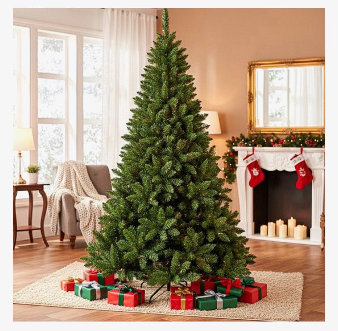 Te koop grote kunst Kerstboom, Ophalen