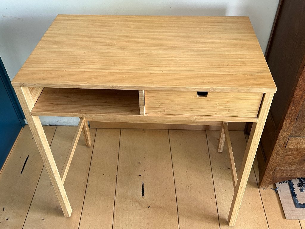 NORDKISA Toilettafel, bamboe, Ophalen, Overige typen, Scandinavisch, Met lades