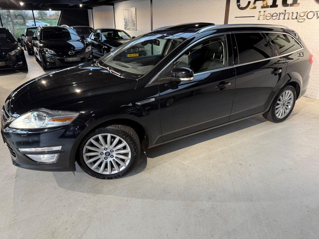 Ford Mondeo Wagon 2.0 EcoBoost Platinum Automaat 204PK! Navi, Auto's, Ford, Euro 5, Gebruikt, 4 cilinders, Mondeo