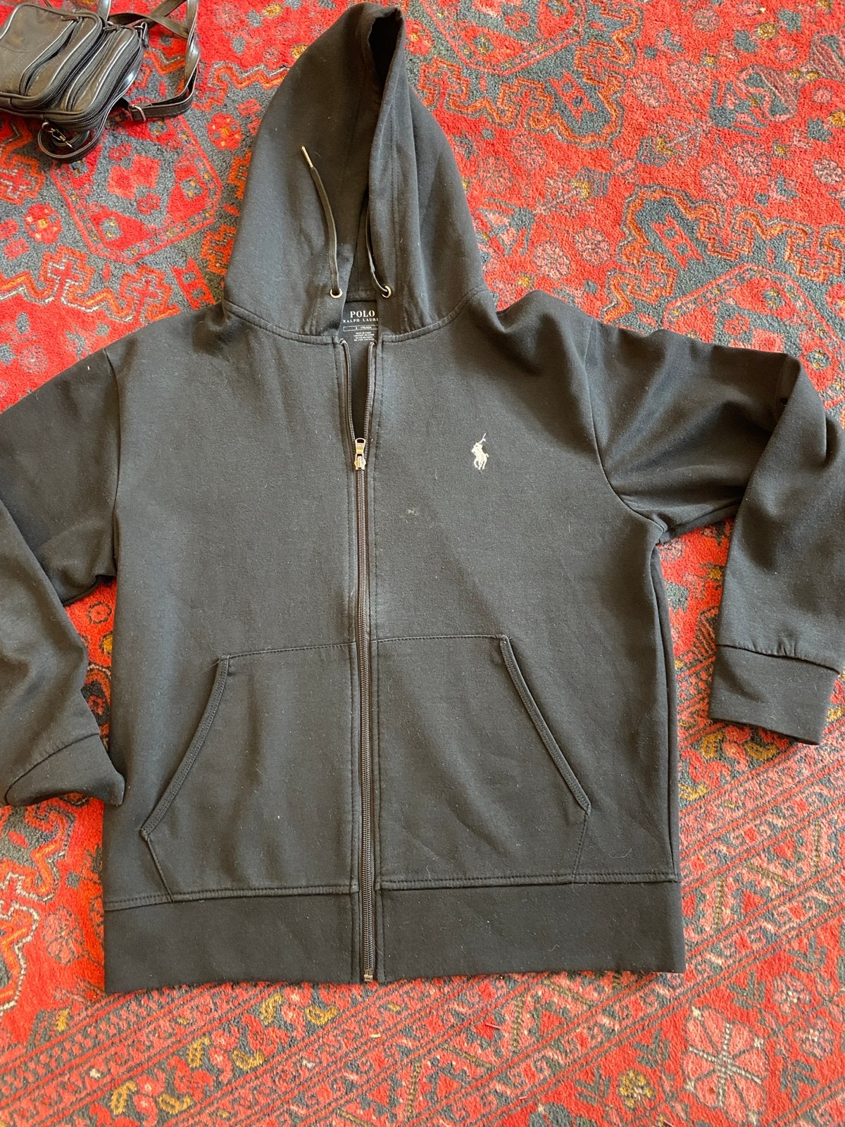 Polo Ralph Lauren hoodie zwart maat S, Kleding | Heren, Ophalen of Verzenden, Zo goed als nieuw, Maat 46 (S) of kleiner, Zwart