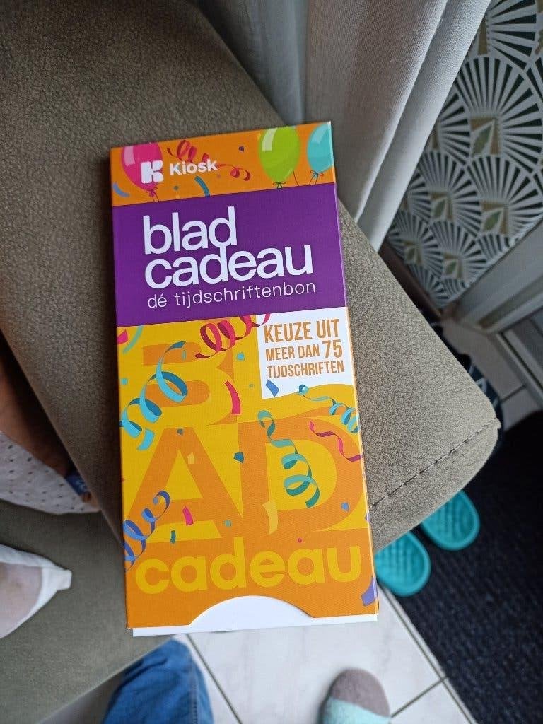 bladcadeau bon van 20 euro, Eén persoon, Cadeaubon, Overige typen