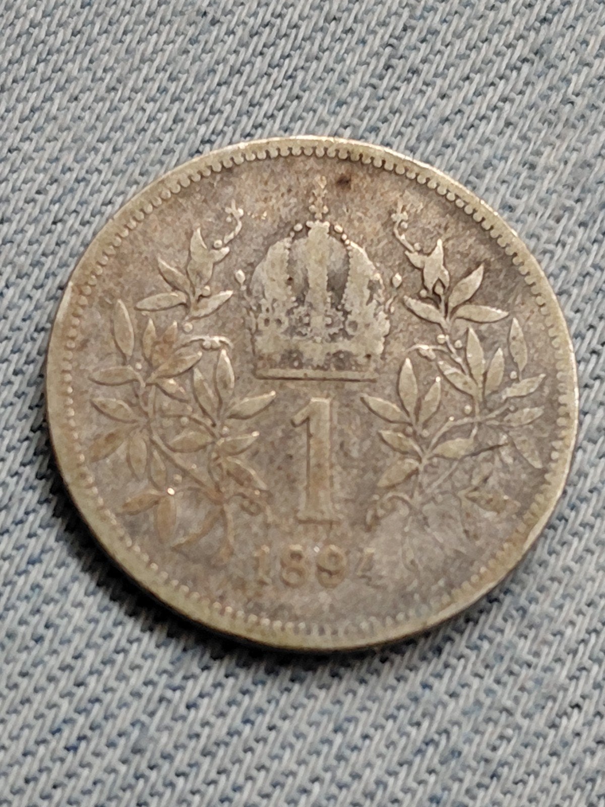 Oostenrijk 1 Corona 1894 Franz Joseph I  - Zilver, Verzenden, Oostenrijk, Losse munt, Zilver