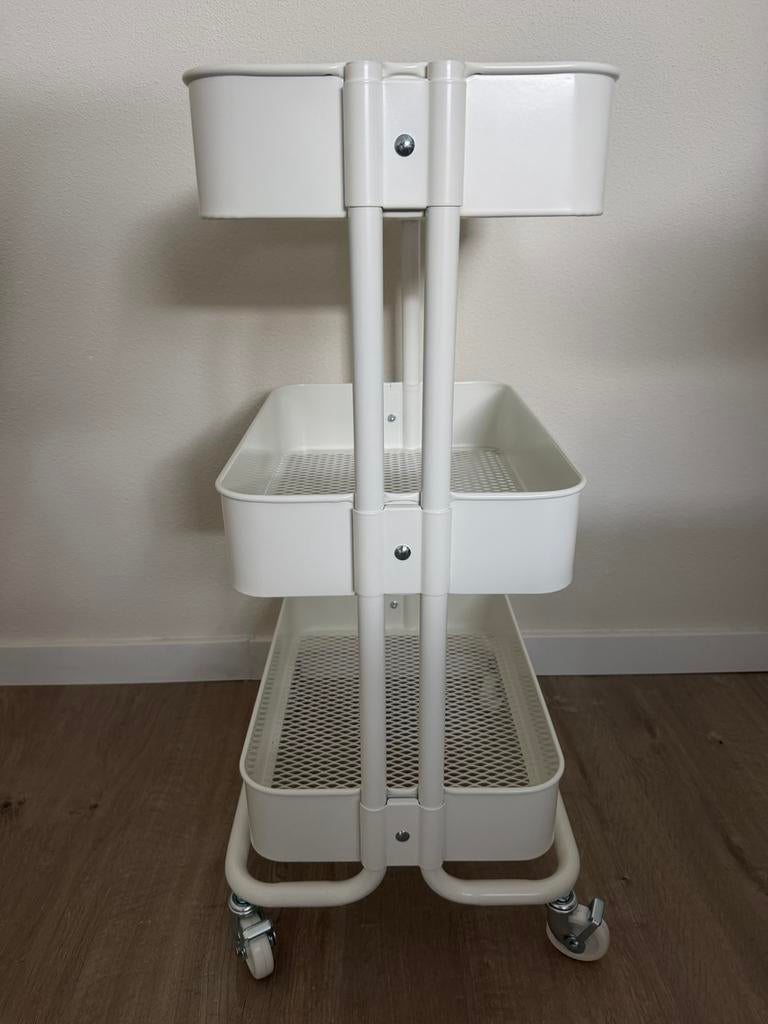Ikea Raskog Roltafel wit trolley - Nieuw, Ophalen of Verzenden, Zo goed als nieuw