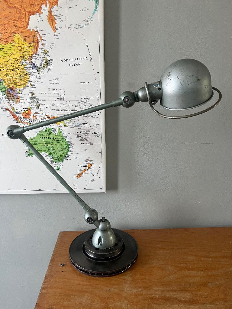 Jieldé bureaulamp, origineel Vespa groen, Ophalen of Verzenden, Minder dan 50 cm