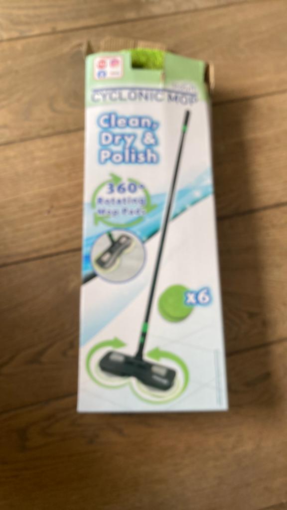 Cyclonic Mop: - dweil met 6 Pads, Ophalen, Mop of Dweil