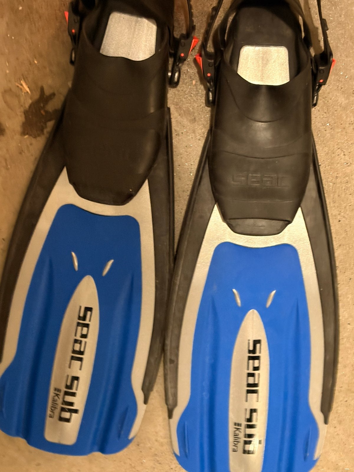 Seac Sub Kalibra duikvliezen - Maat L/XL, Ophalen of Verzenden, Gebruikt, Zwem- of Duikvliezen