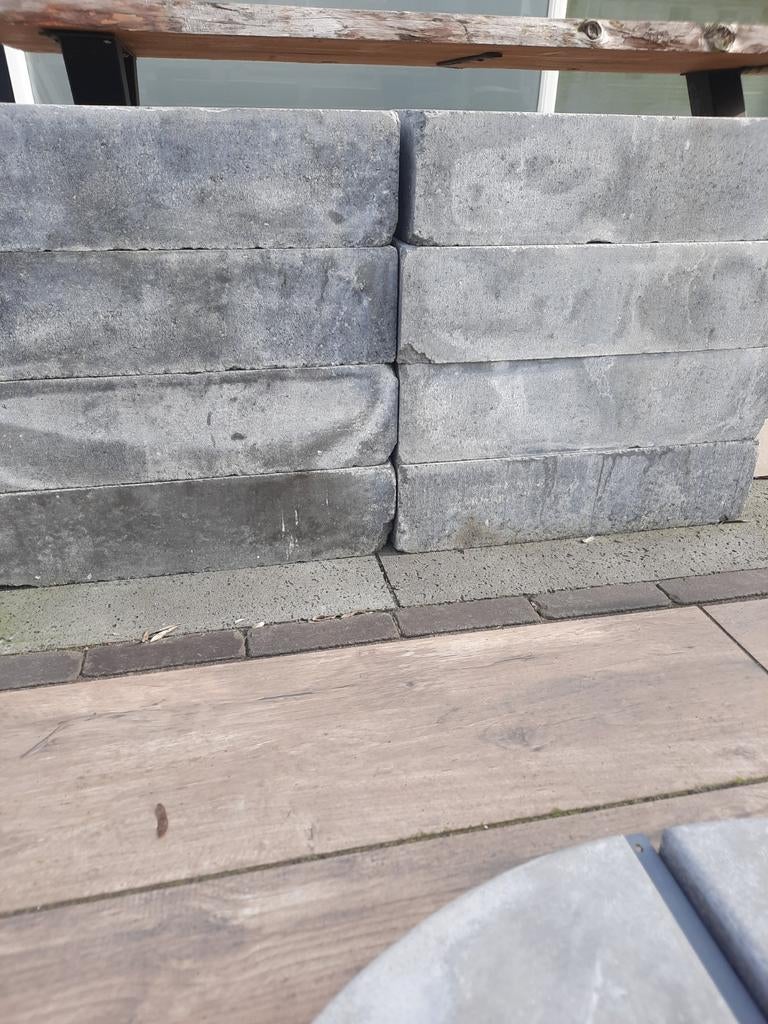 Wallblock old 15x15x60 smook, Tuin en Terras, Bielzen en Borders, Ophalen, Nieuw, Minder dan 100 cm, Minder dan 25 cm
