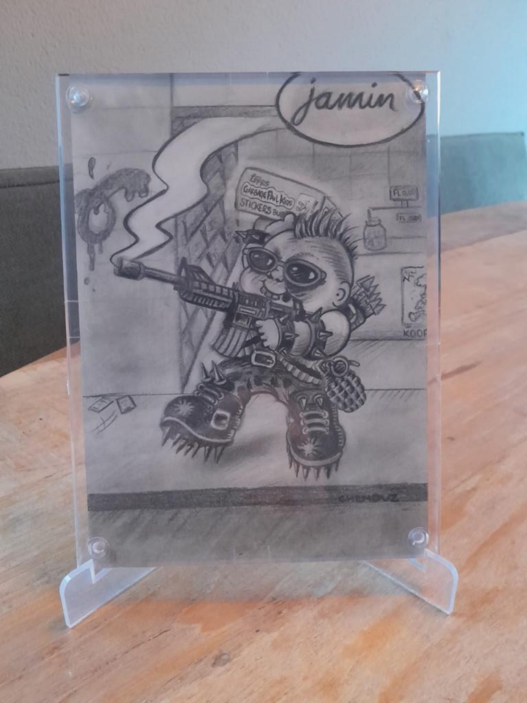 Garbage Pail Kids pencil art by Chenduz. Groot formaat, Ophalen of Verzenden