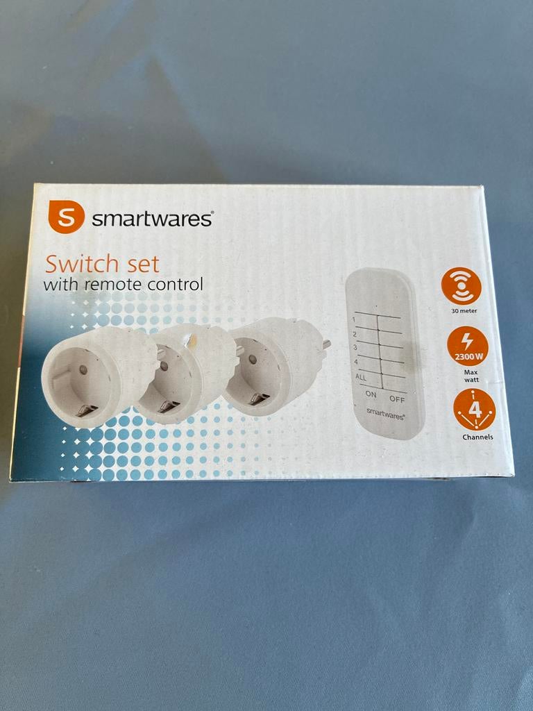 Smartwares Schakelaar Set met Afstandsbediening, Ophalen of Verzenden, Zo goed als nieuw, Schakelaar