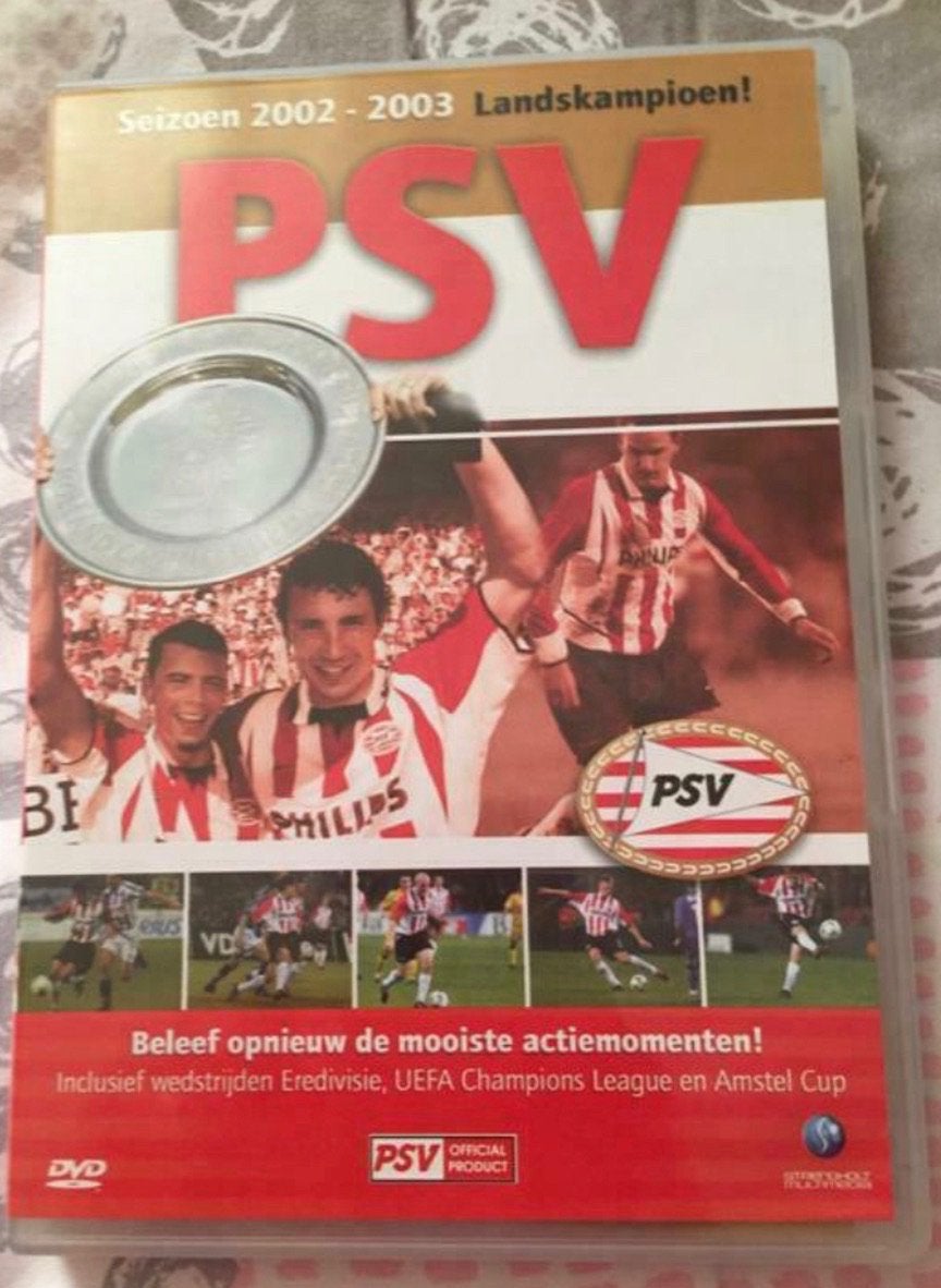 PSV landskampioen DVD 2002-2003 zeer goede staat!, Alle leeftijden, Voetbal, Ophalen of Verzenden, Zo goed als nieuw