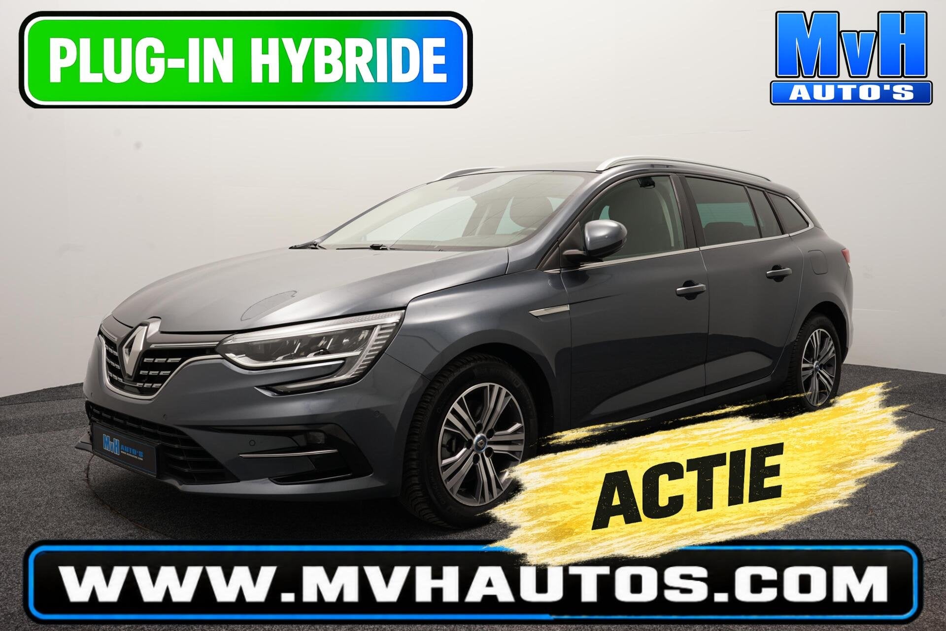 Renault Megane Estate 1.6 E-Tech PHEV 160 Intens|CAM|SOH89%|, Auto's, Renault, 77 km/l, Gebruikt, 4 cilinders, Met garantie (alle)