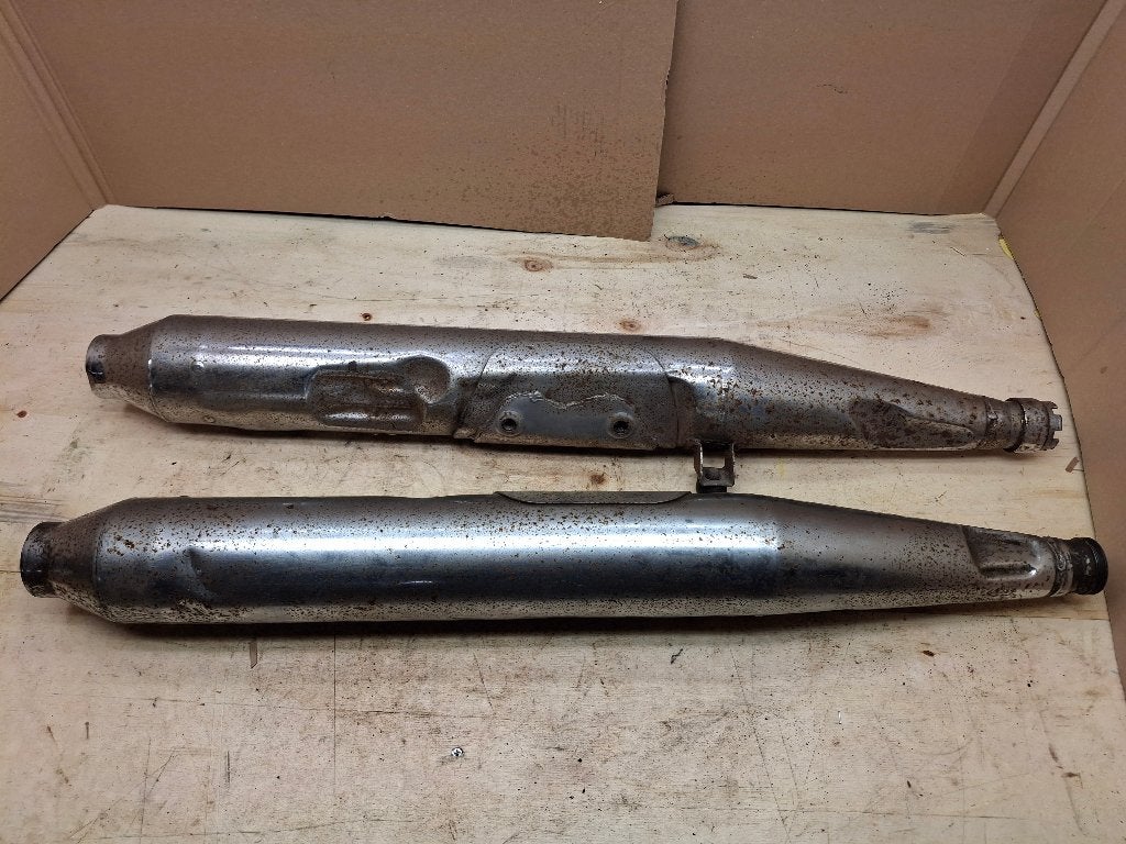 Set originele uitlaten Yamaha XS650 / 447 xs 650 7O, Gebruikt, ., Ophalen of Verzenden, .