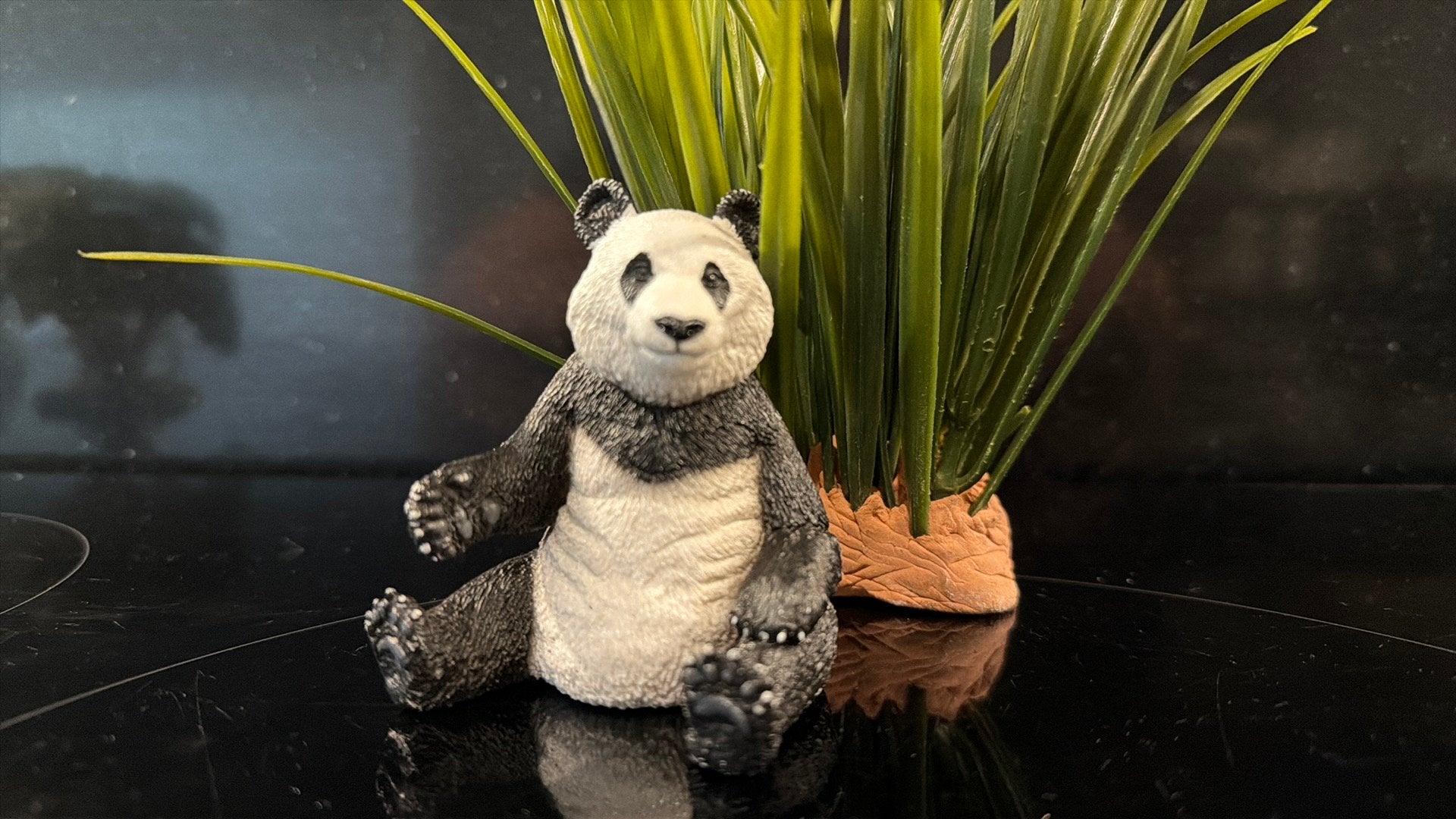 Schleich Wildlife: Panda beer zittend, Verzamelen, Dierenverzamelingen, Ophalen of Verzenden, Zo goed als nieuw, Paard, Beeldje of Figuurtje