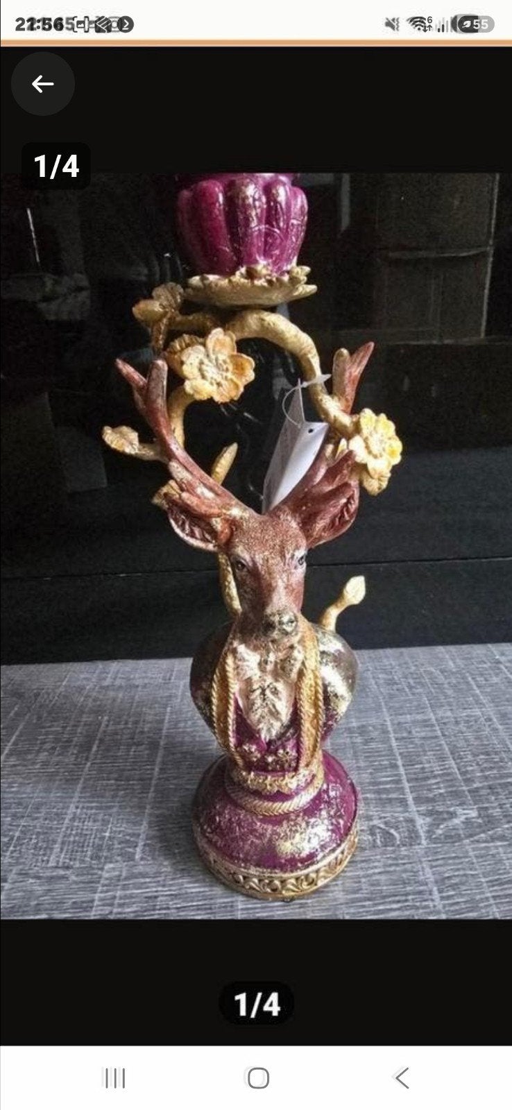 Een prachtige decoratieve kandelaar, Huis en Inrichting, Woonaccessoires | Kandelaars en Kaarsen, Ophalen of Verzenden, Kandelaar