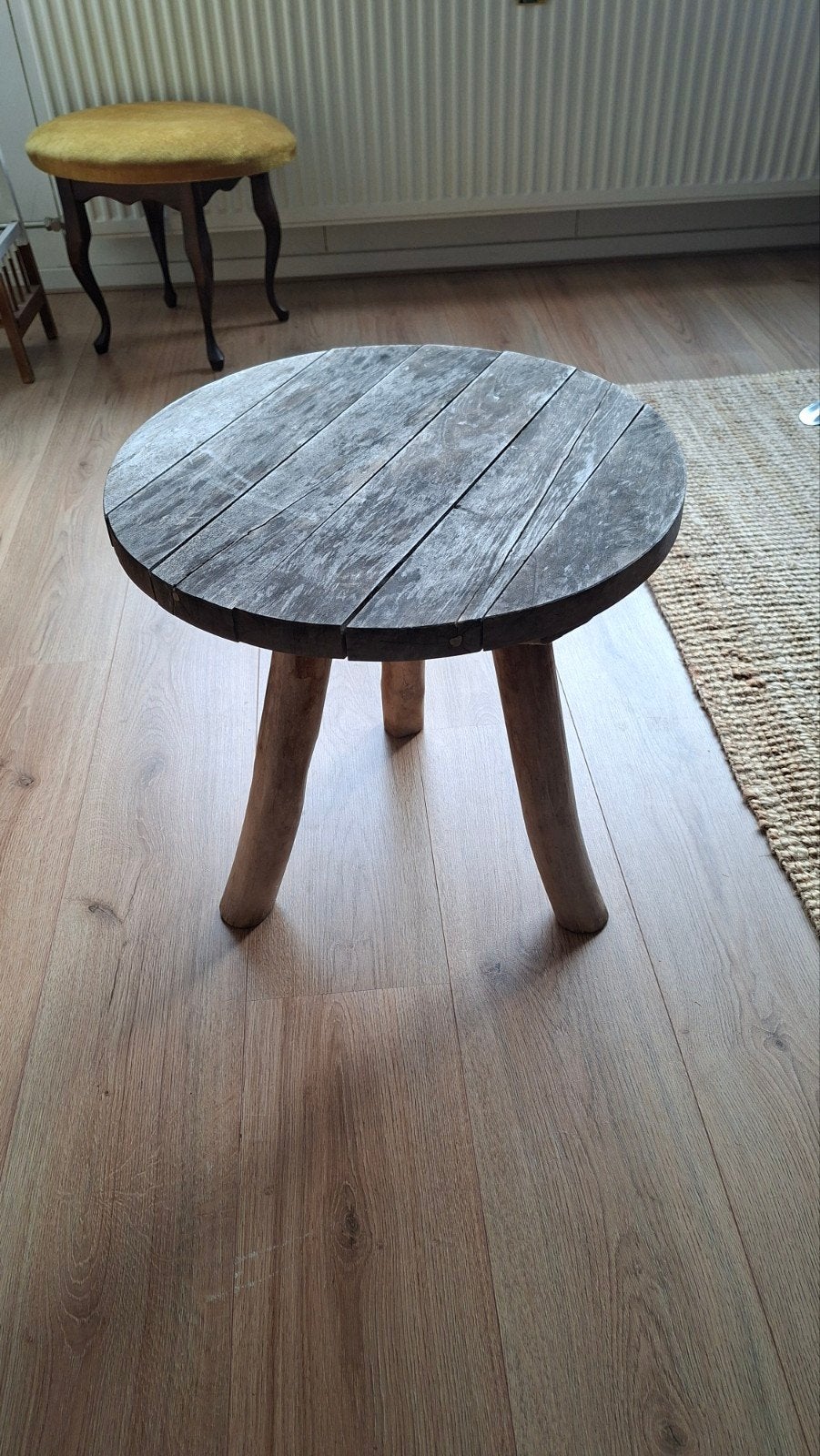 Krukje, Minder dan 55 cm, Gebruikt, Rond, Hout