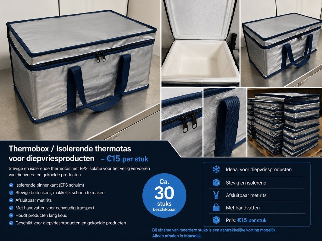 Thermobox / Isolerende thermotas voor diepvriesproducten, Gebruikt, MVI BV, Koeltas, MVI