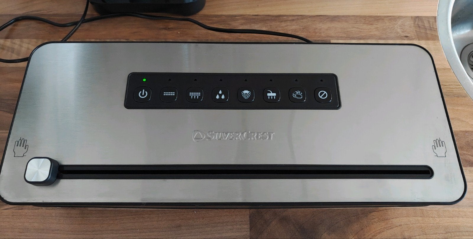 Silvercrest Vacumeermachine SVEB 160 C4 - Zo goed als nieuw, Ophalen of Verzenden, Zo goed als nieuw, Overige merken