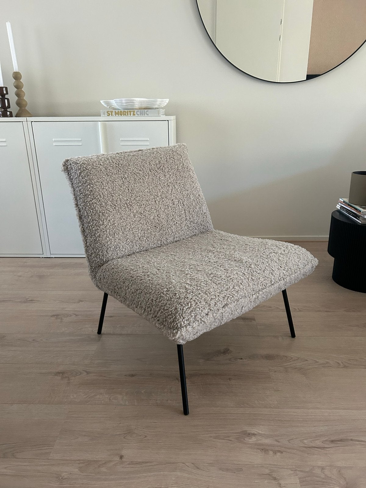 Fluffy fauteuil - Zo goed als nieuw, Ophalen, 75 tot 100 cm, Zo goed als nieuw, Stof