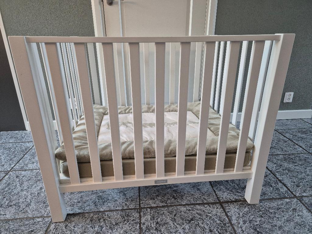 Witte houten Bopita Box, Ophalen, Gebruikt, Rechthoekig, In hoogte verstelbaar