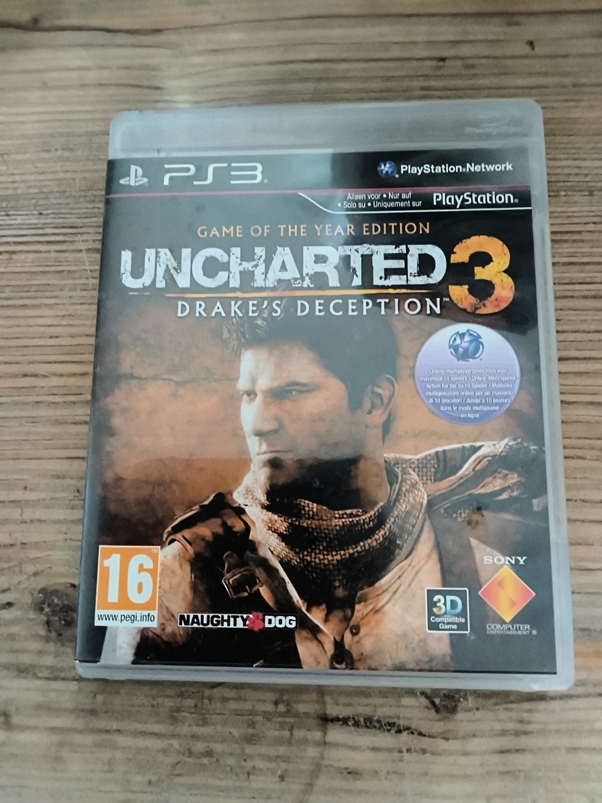 Uncharted 3: Drake's Deception GOTY Edition PS3, Avontuur en Actie, Online, Gebruikt, 1 speler