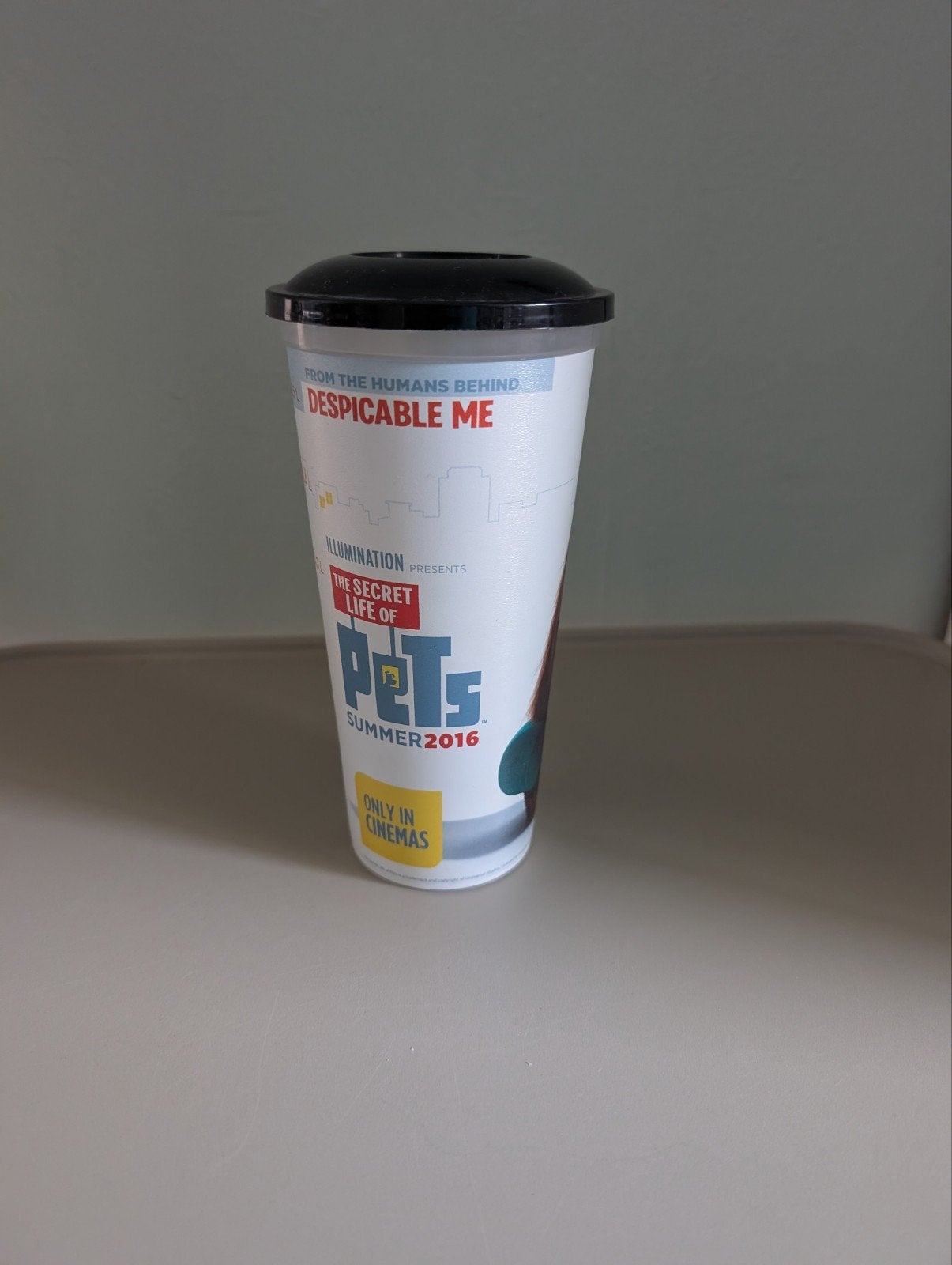 The Secret Life of Pets bioscoop beker (zonder rietje), Verzenden, Overige figuren, Gebruikt, Servies