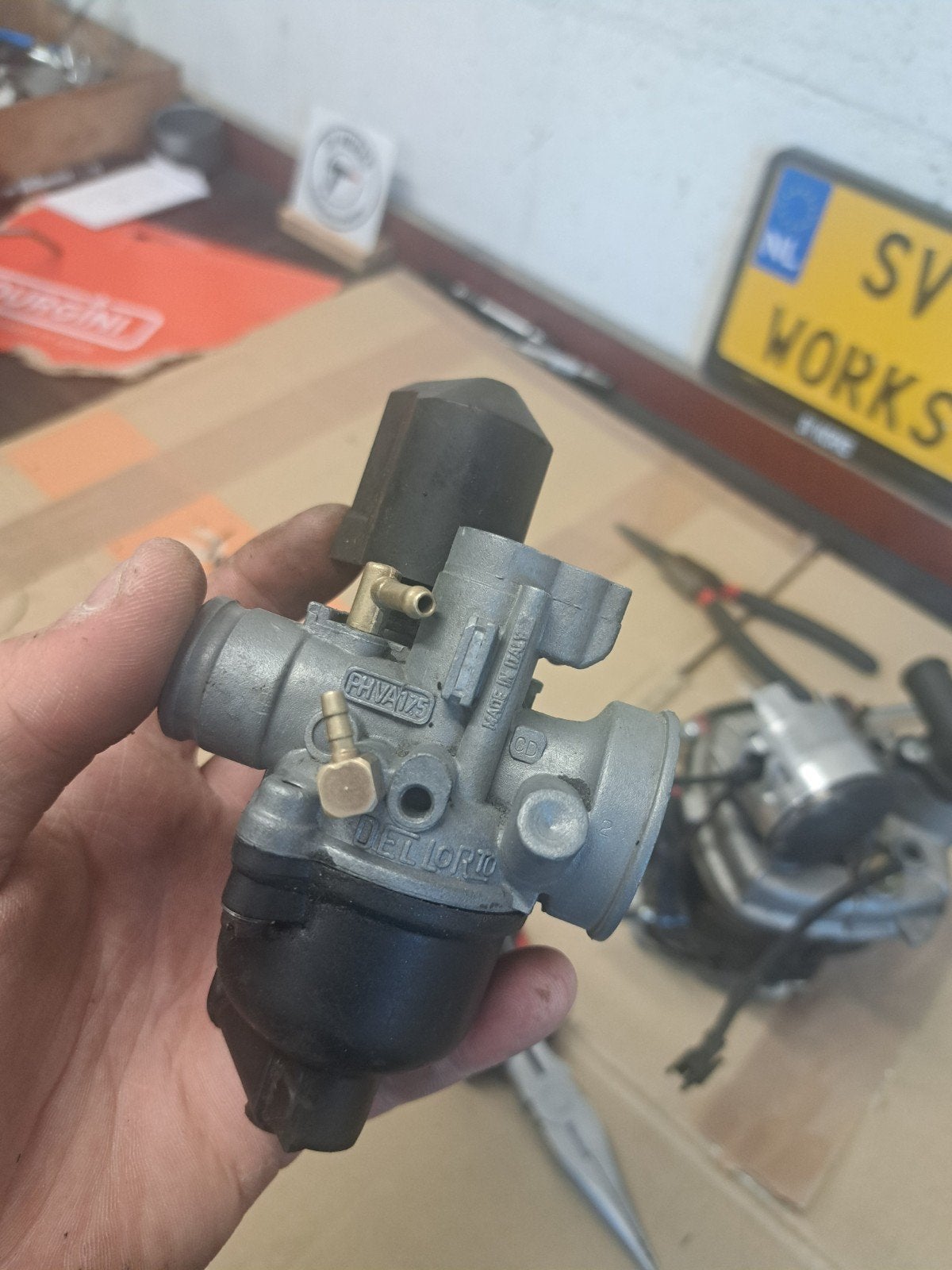 Dellorto 17.5mm carburateur, Ophalen of Verzenden, Carburateur