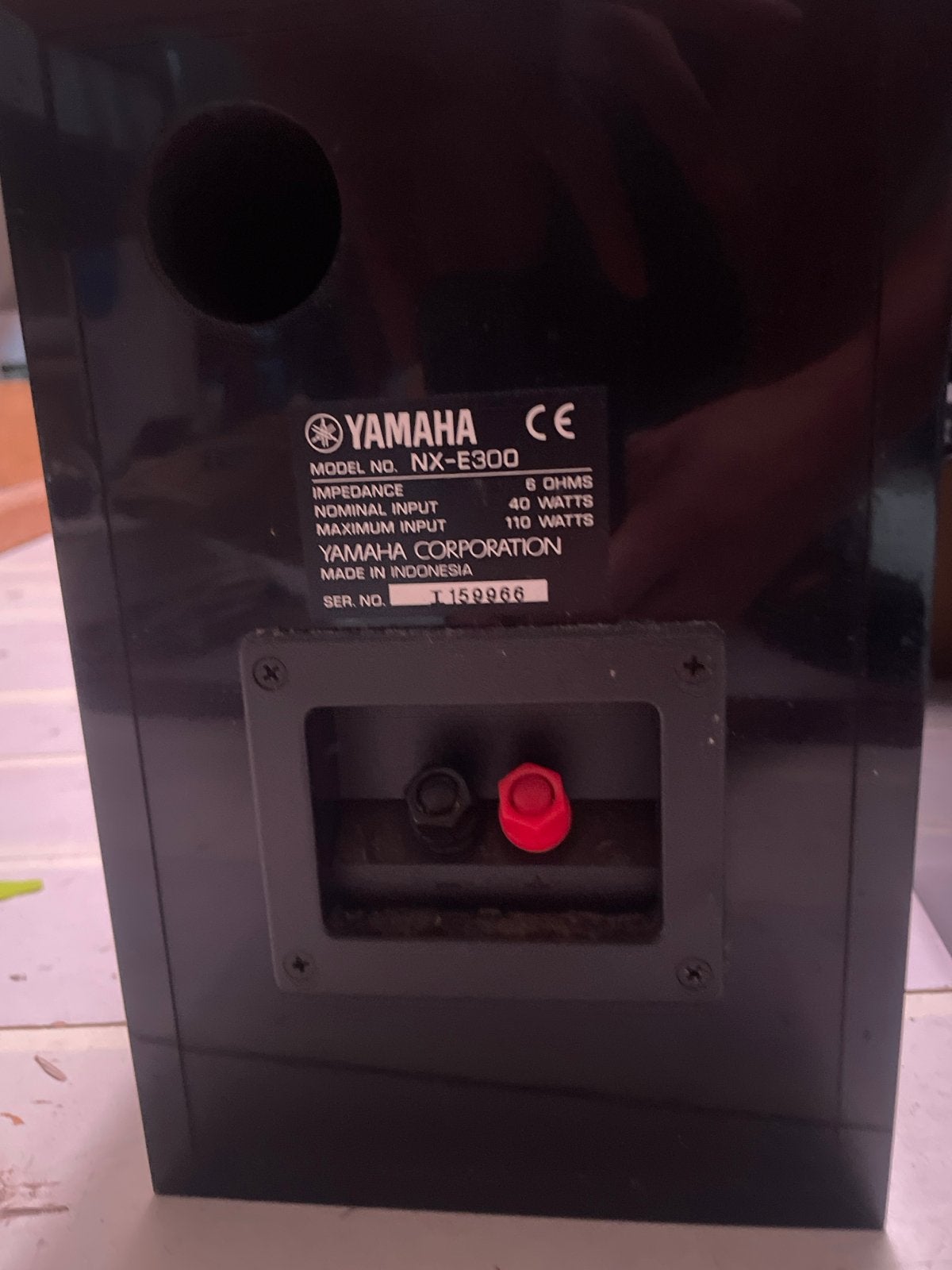 Yamaha NX-E300 Luidsprekers in Piano Lak, Audio, Tv en Foto, Luidsprekers, Gebruikt, Yamaha, Ophalen of Verzenden, 60 tot 120 watt