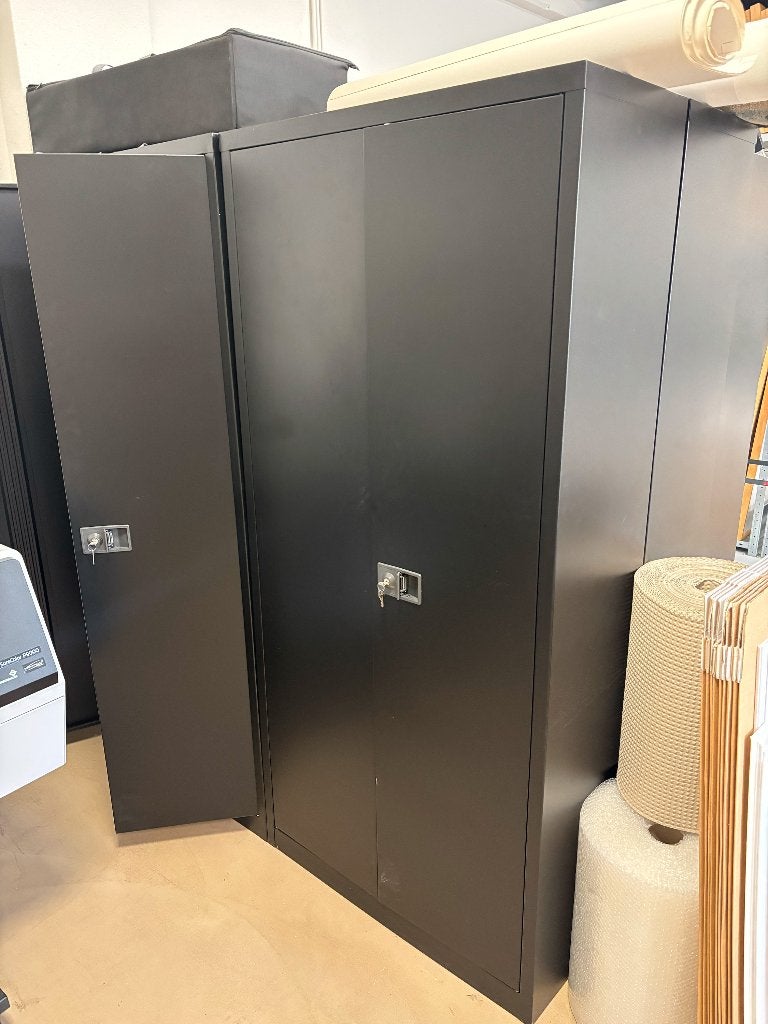 Archiefkasten Staal Zwart Bisley 3 Stuks, Ophalen, Gebruikt, 50 tot 100 cm, Metaal