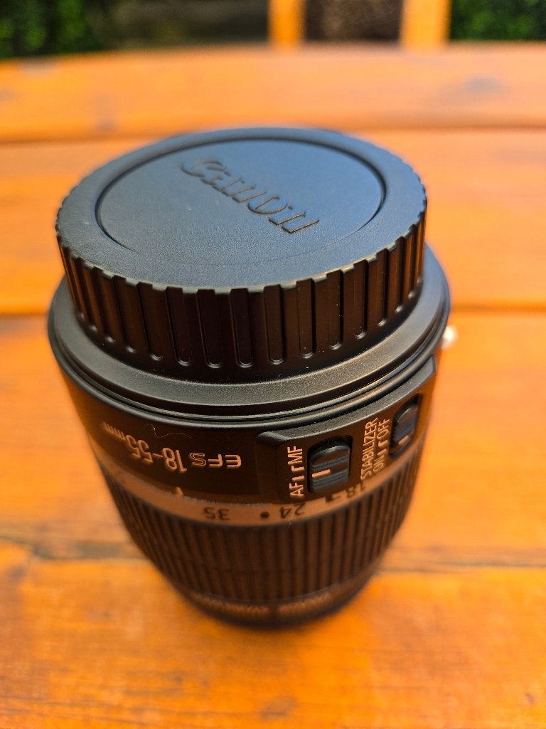 Canon EF-S 18-55mm f/3.5-5.6 IS Zoomlens, Audio, Tv en Foto, Fotografie | Lenzen en Objectieven, Canon, Ophalen of Verzenden, Zo goed als nieuw