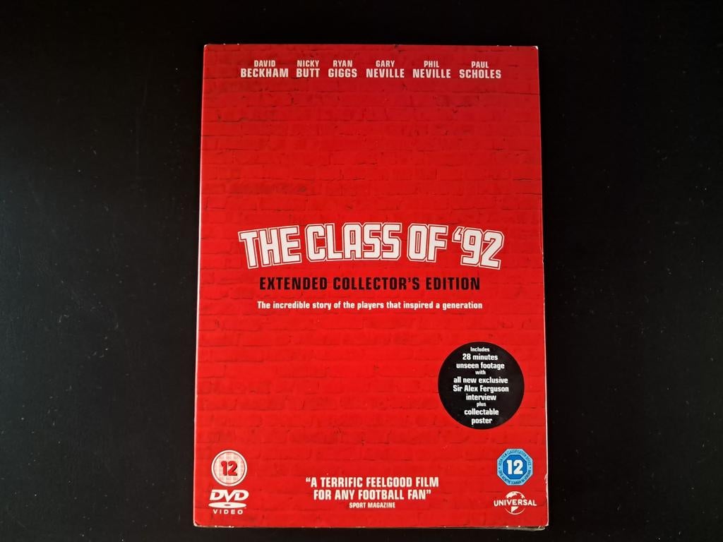 DVD The Class of '92 (David Beckham / €15 incl verzendkost), Cursus of Instructie, Vanaf 16 jaar, Verzenden, Vechtsport