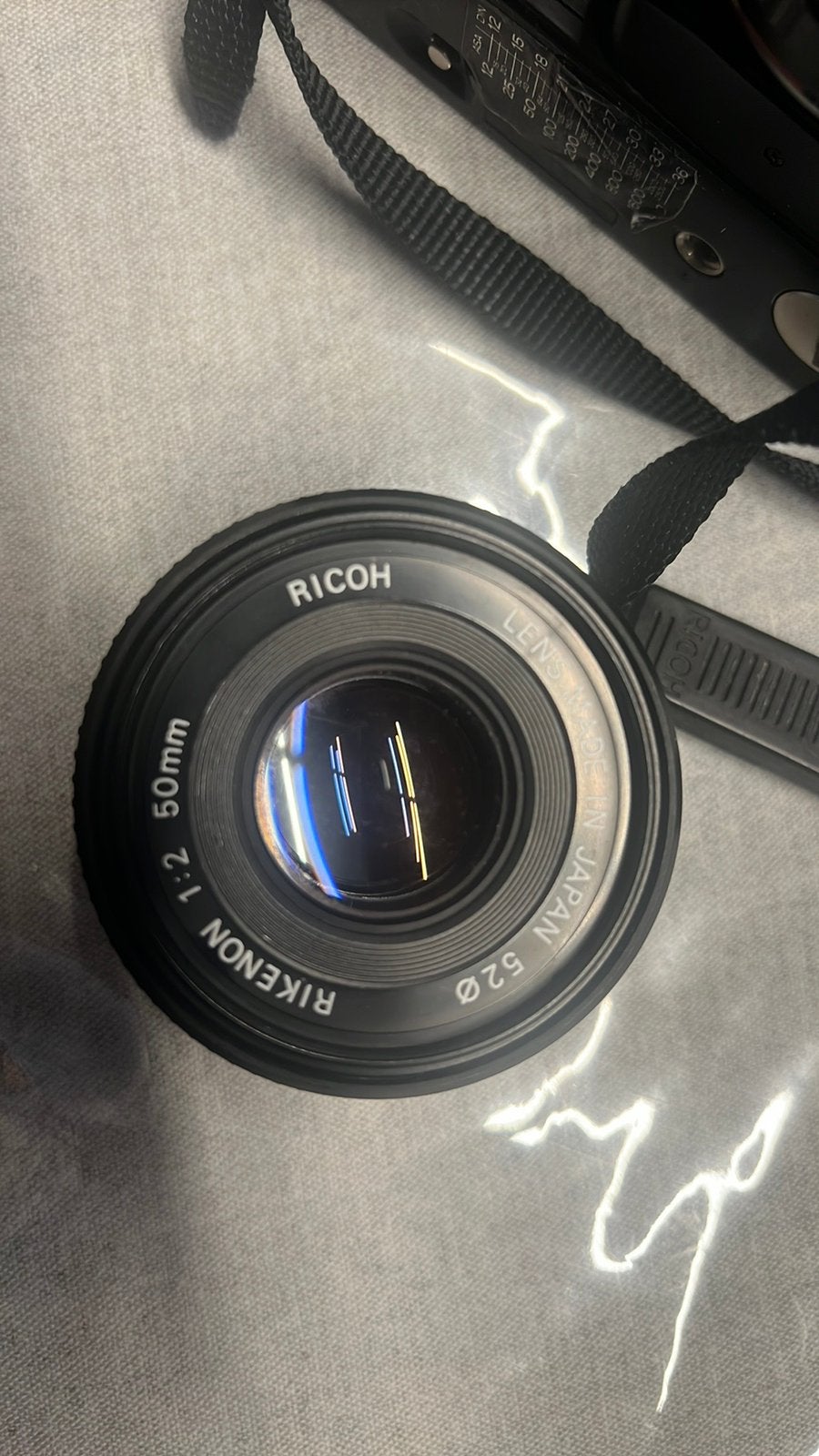 Ricoh KR-10 Super met 2 lenzen en Bauer flitser, Ophalen of Verzenden, Gebruikt, Overige typen