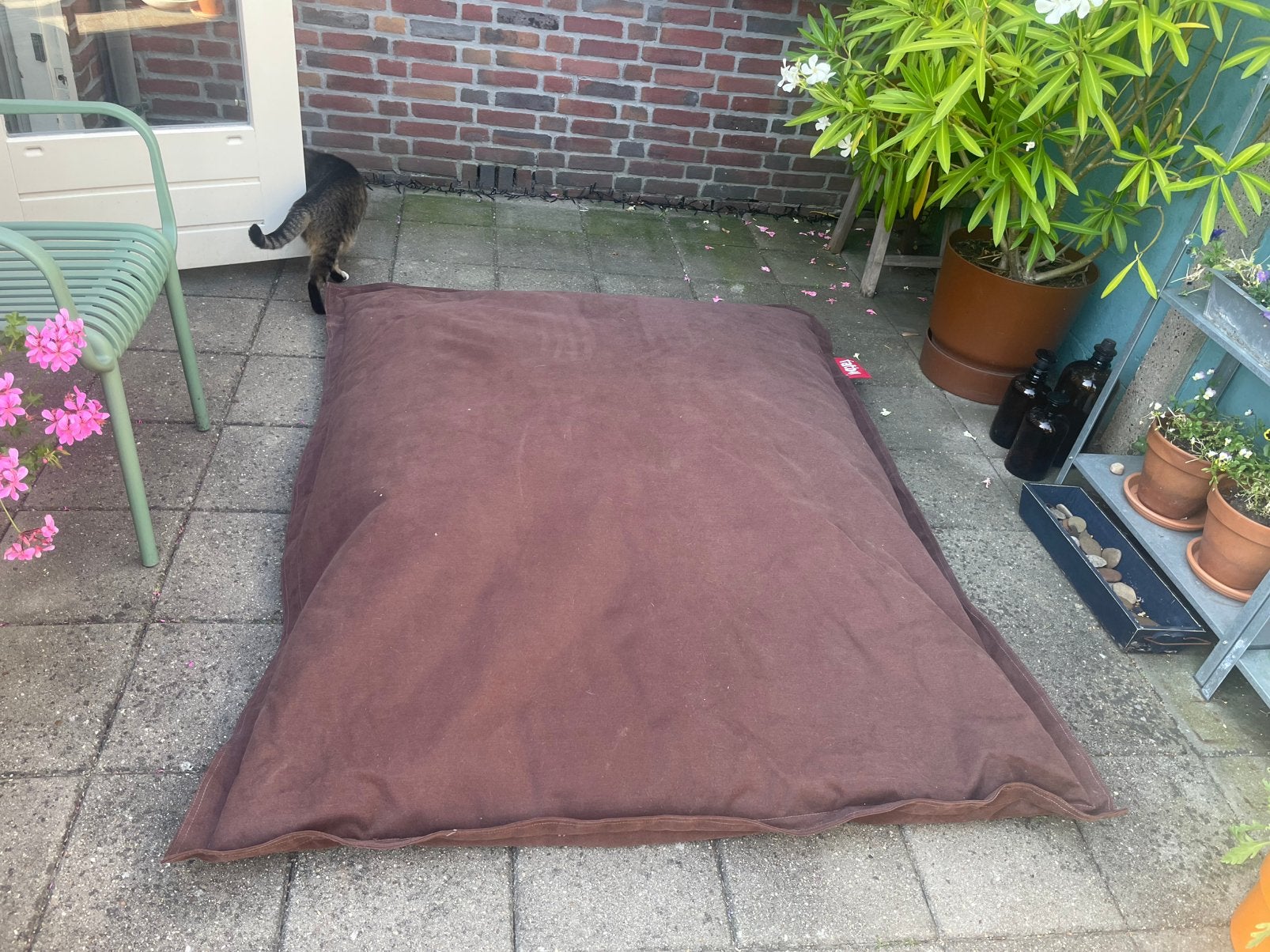 Fatboy zitzak Bruin - Origineel, Ophalen, Zo goed als nieuw