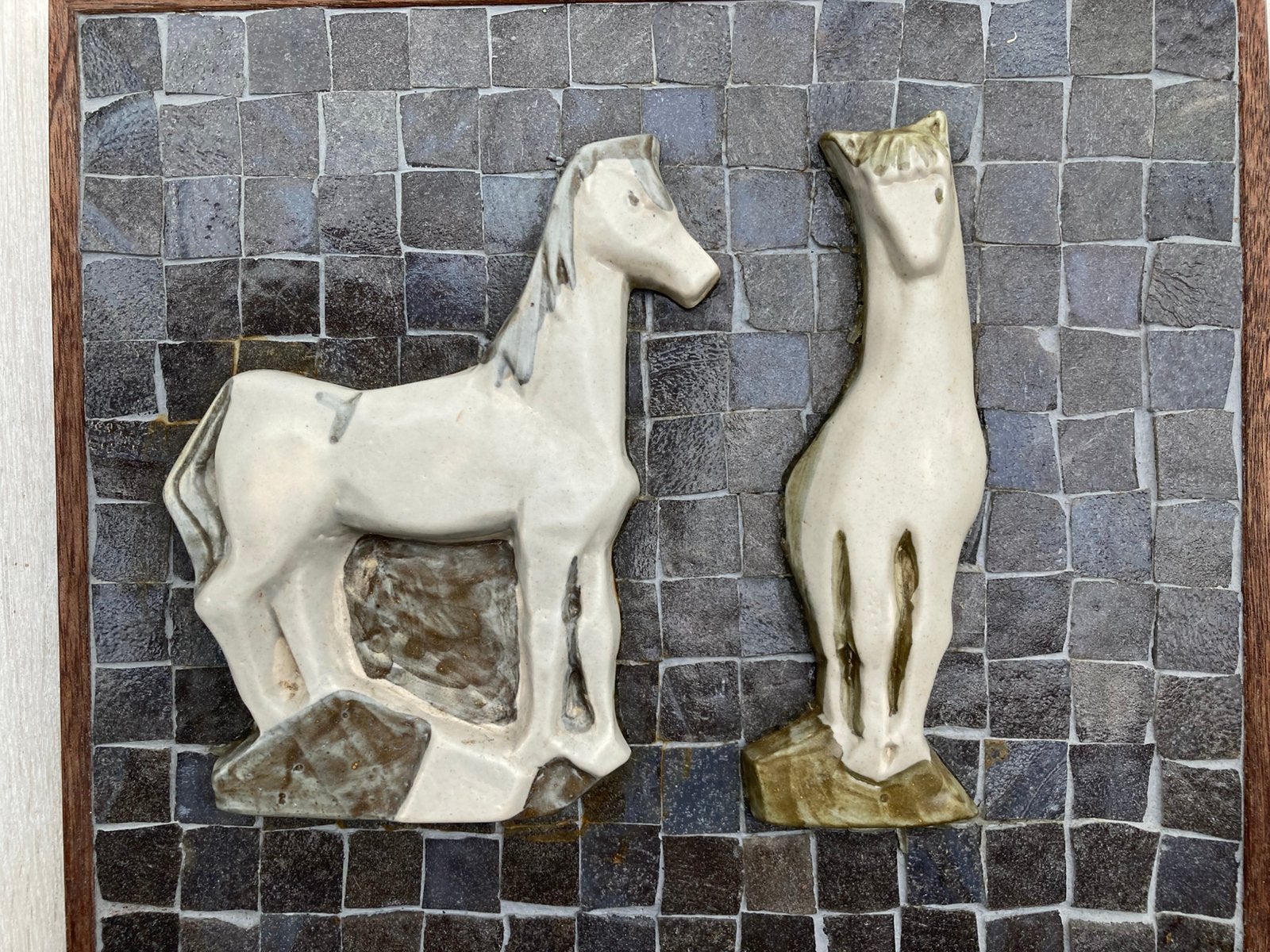 Plaquette paarden Volendam M. Karels op Mozaïek Handmade, Ophalen