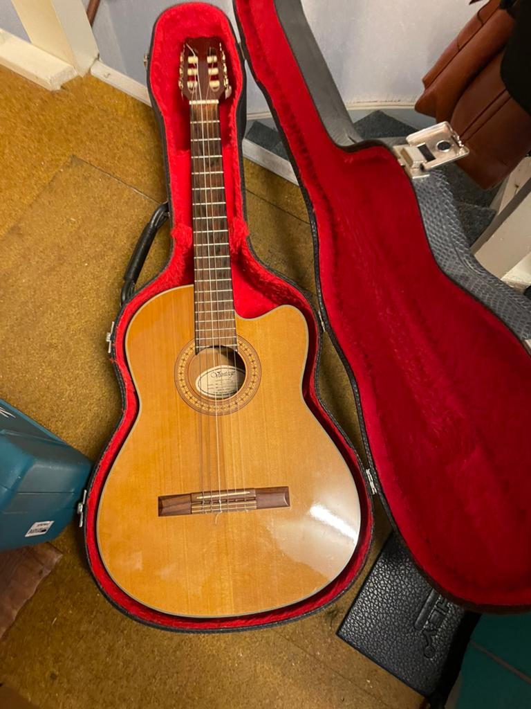 Vantage VC 20CE electrisch gitaar serie 93080005, Ophalen, Zo goed als nieuw, Overige typen, Met koffer