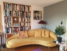 Twee design banken, Ophalen, Modern design, Gebruikt, 75 tot 100 cm