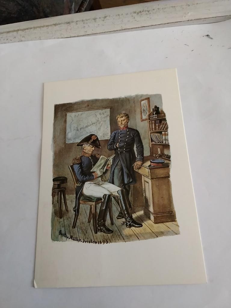 POST MUSEUM KARTEN 1983   / AQUARELL VON G. MULLER, Ophalen of Verzenden